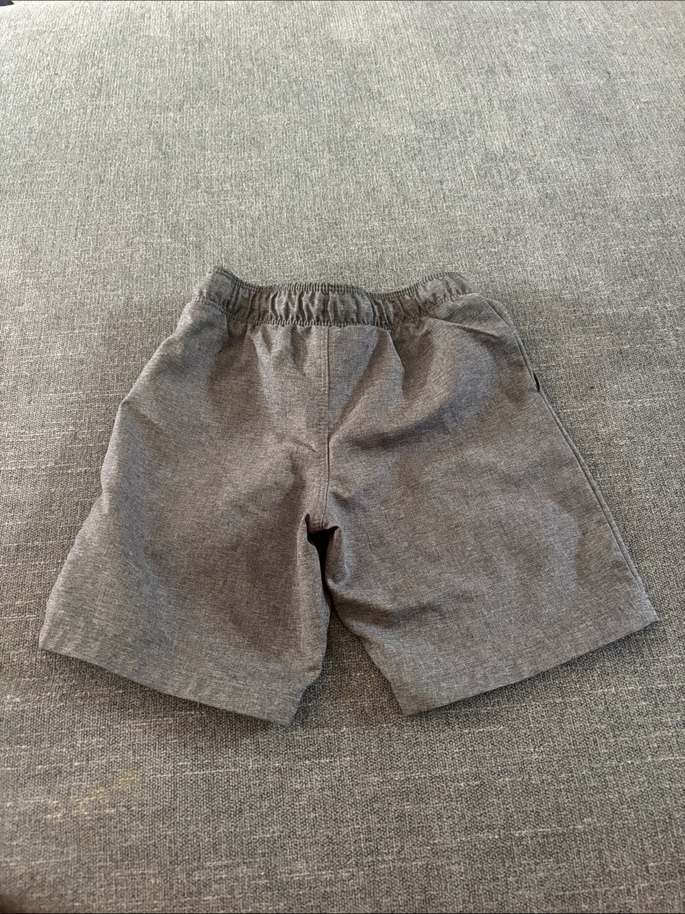 Hurley Boys Gray Elastic-Waist Athletic Shorts - Picture 3 of 3